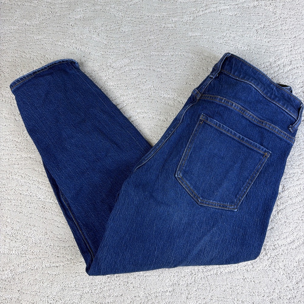 Women's Quince Size 32 Luna Slim Boyfriend Stretch High Rise Jeans